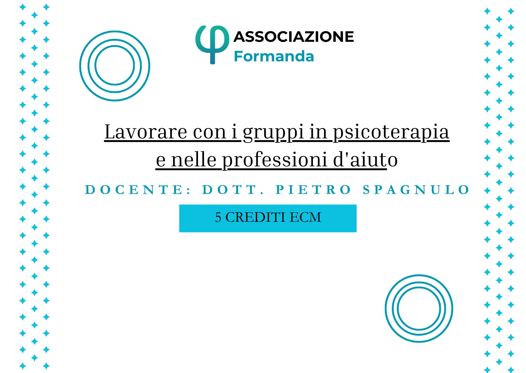 Lavorare con i gruppi in psicoterapia e nelle professioni d'aiuto