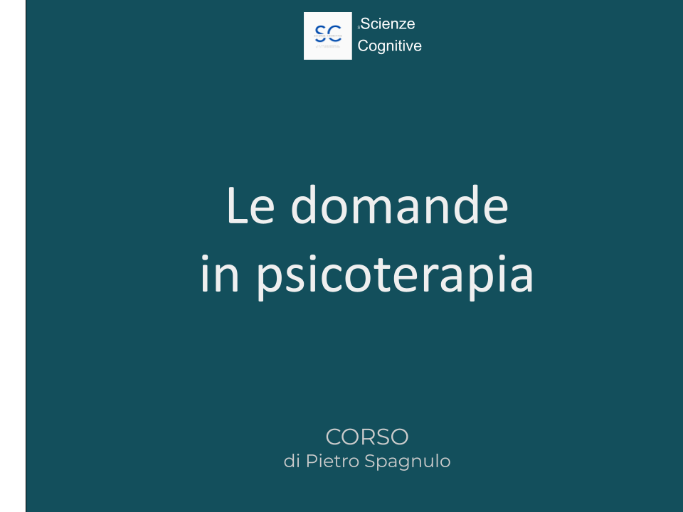 Le domande in psicoterapia
